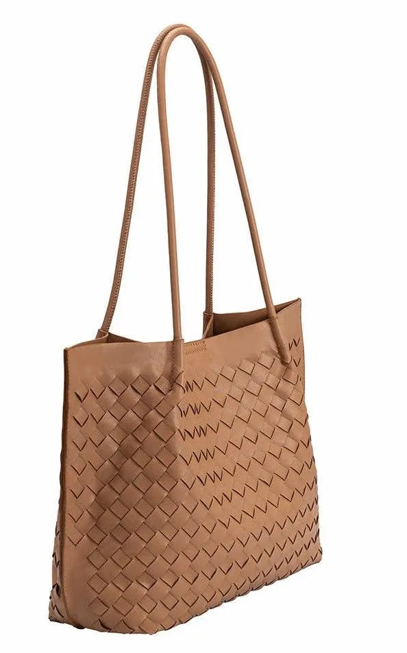 Victoria Tote Bag in Tan