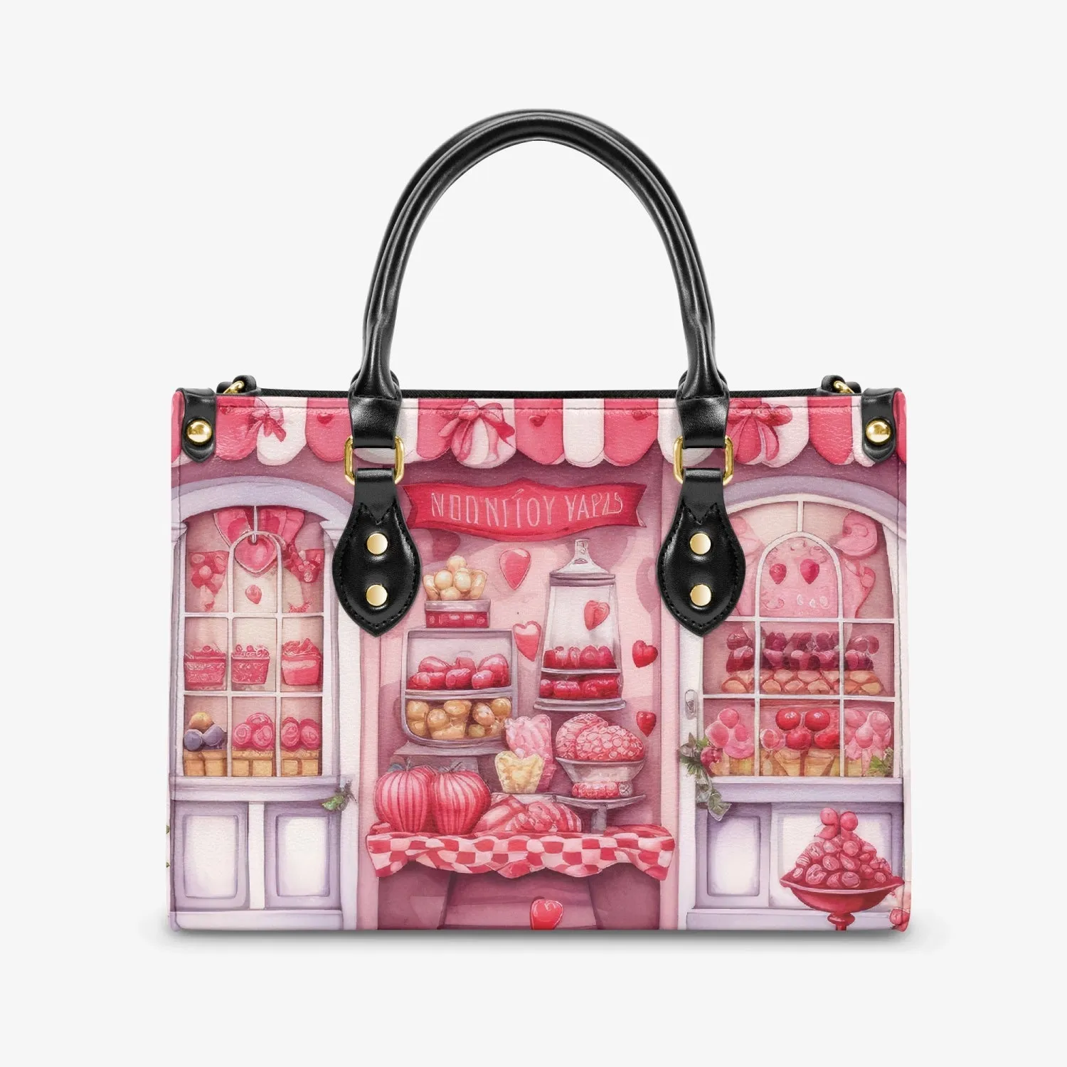 Women's Tote Bag - Candy Floss - Candy Hearts